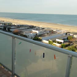 Eenpersoonskamer, balkon, uitzicht op zee | Uitzicht vanaf balkon