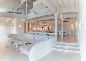 4 Bedroom Water Reserve with Slide | Living area | Flat-screen TV, pay movies - Soneva Jani (Medhufaru)