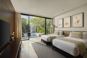 Villa Signature, 3 chambres (Suite Pool Villa) | Literie de qualité, coffre-fort pour ordinateur portable, décor unique