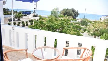 Twin Room, Balcony, Sea View | Beach/ocean view
