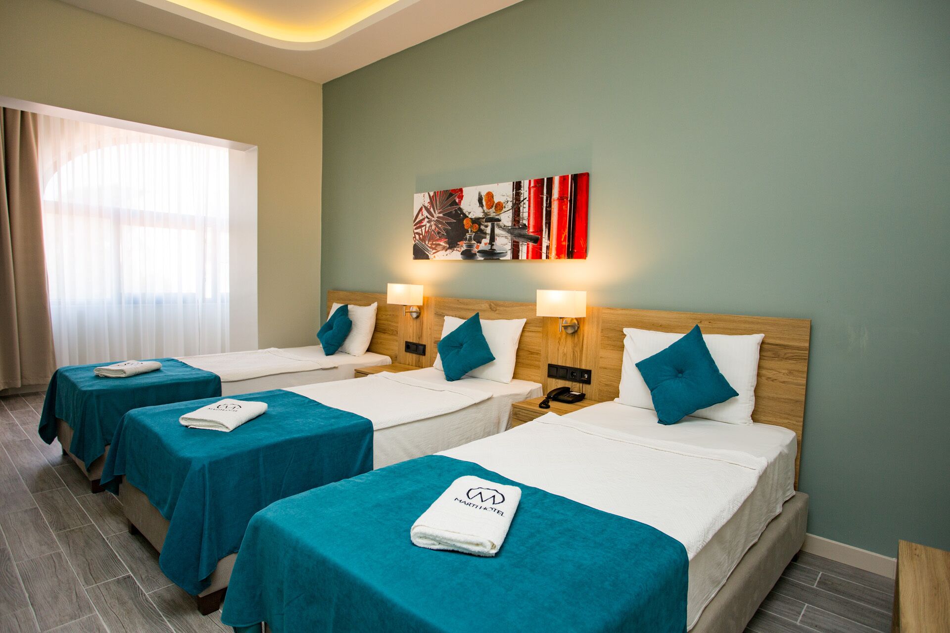 Premium bedding, minibar, in-room safe, desk