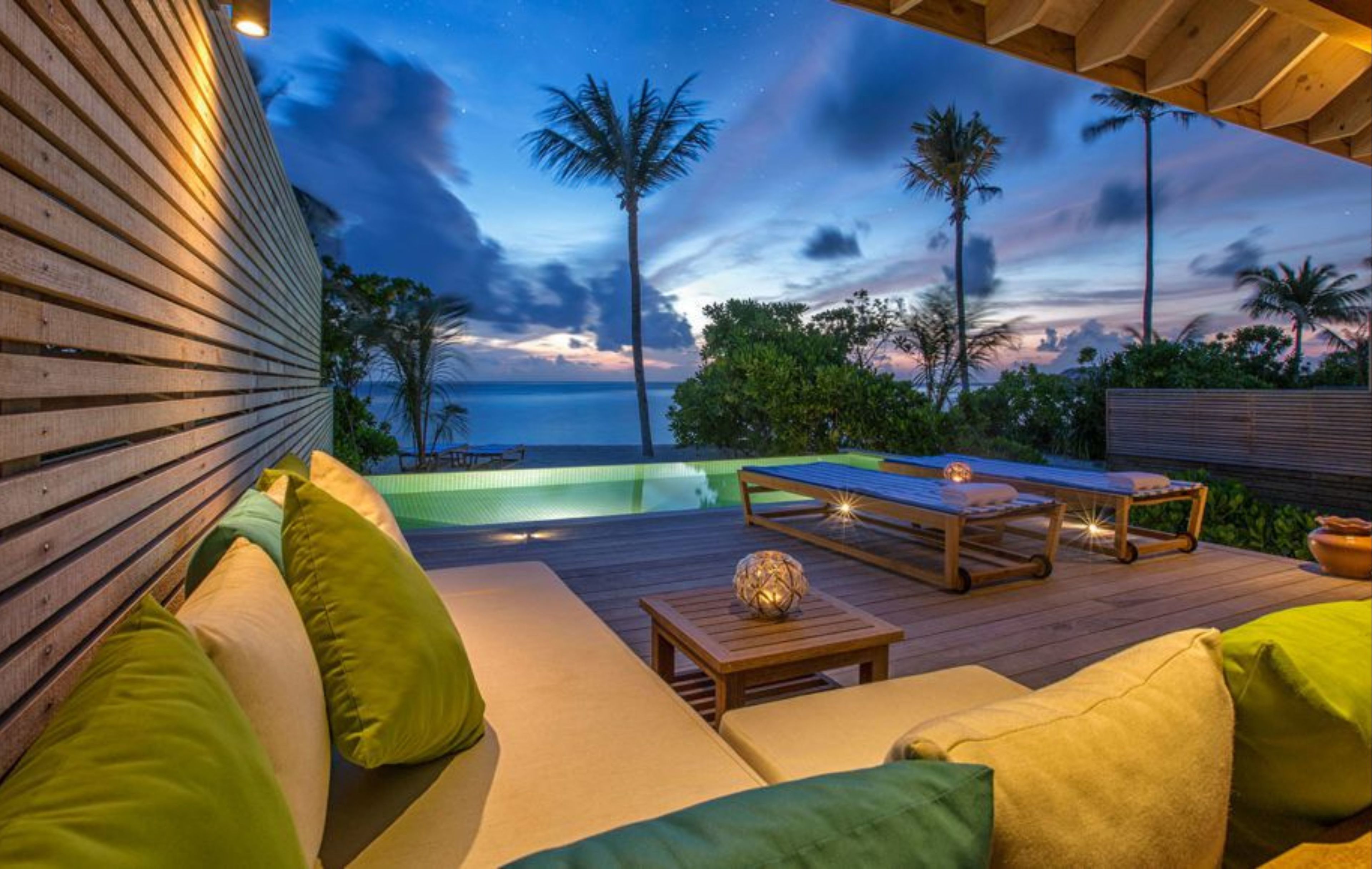 Villa (Beach Sunset Pool) | Hochwertige Bettwaren, Minibar, Zimmersafe, individuell dekoriert