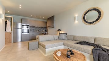 Villa, 1 Bedroom, Private Pool | Living area