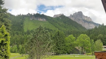 Vue depuis lâhĂ©bergement