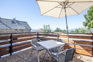 Suite, 2 Bedrooms, Terrace, Mountain View (Suite n°1) | Terrace/patio - Auberge du Vieux Chaillol & Spa (Saint-Michel-de-Chaillol)