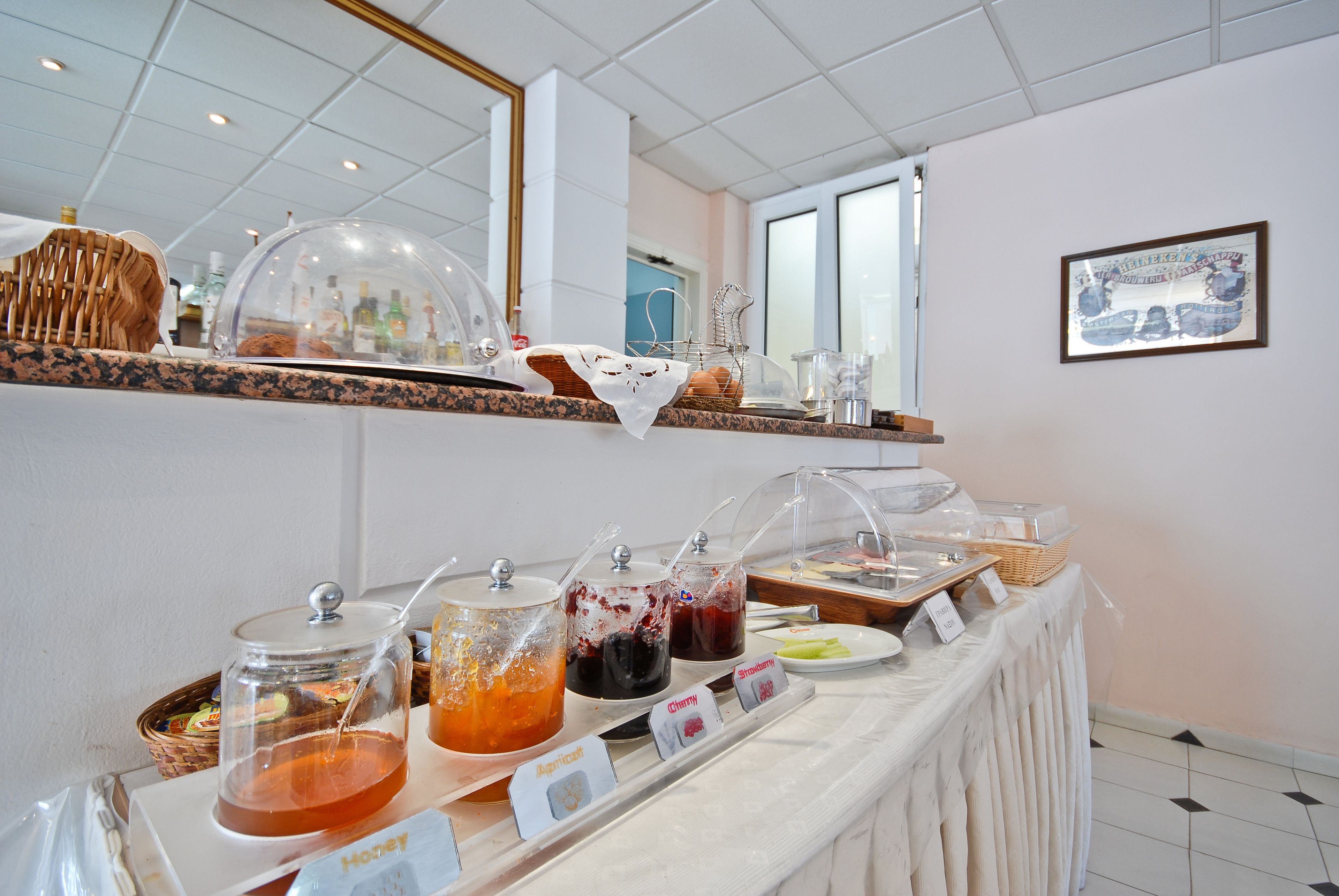 daily buffet breakfast (eur 10 per person)
