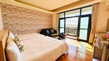 Standard Quadruple Room, Balcony | Premium bedding, individually decorated, blackout drapes, soundproofing