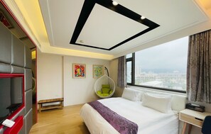 時尚雙人房, 1 張特大雙人床, 陽台, 山景 | 7 間臥室、高級寢具、羽絨被、獨特裝潢