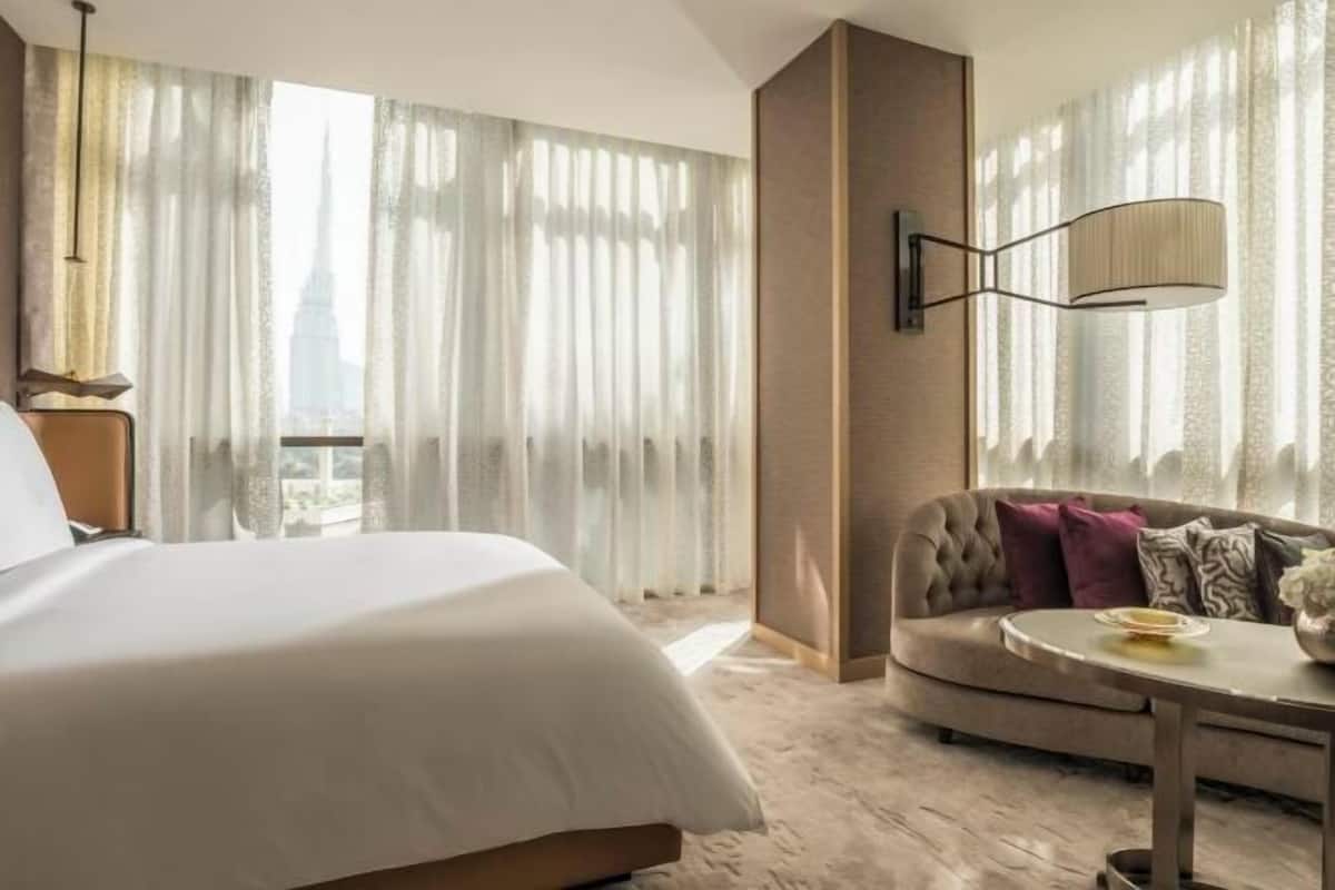 1 chambre, literie de qualité supérieure, couette en duvet d'oie