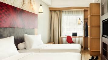 Superior Room, 2 Single Beds | In-room safe, desk, free WiFi, bed sheets