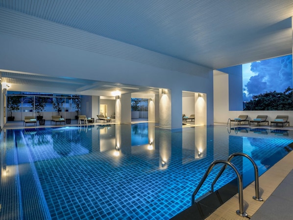 Indoor pool, outdoor pool, open 7:00 AM to 7:00 PM, pool umbrellas - Novotel Phuket City Phokeethra Hotel (Phuket)