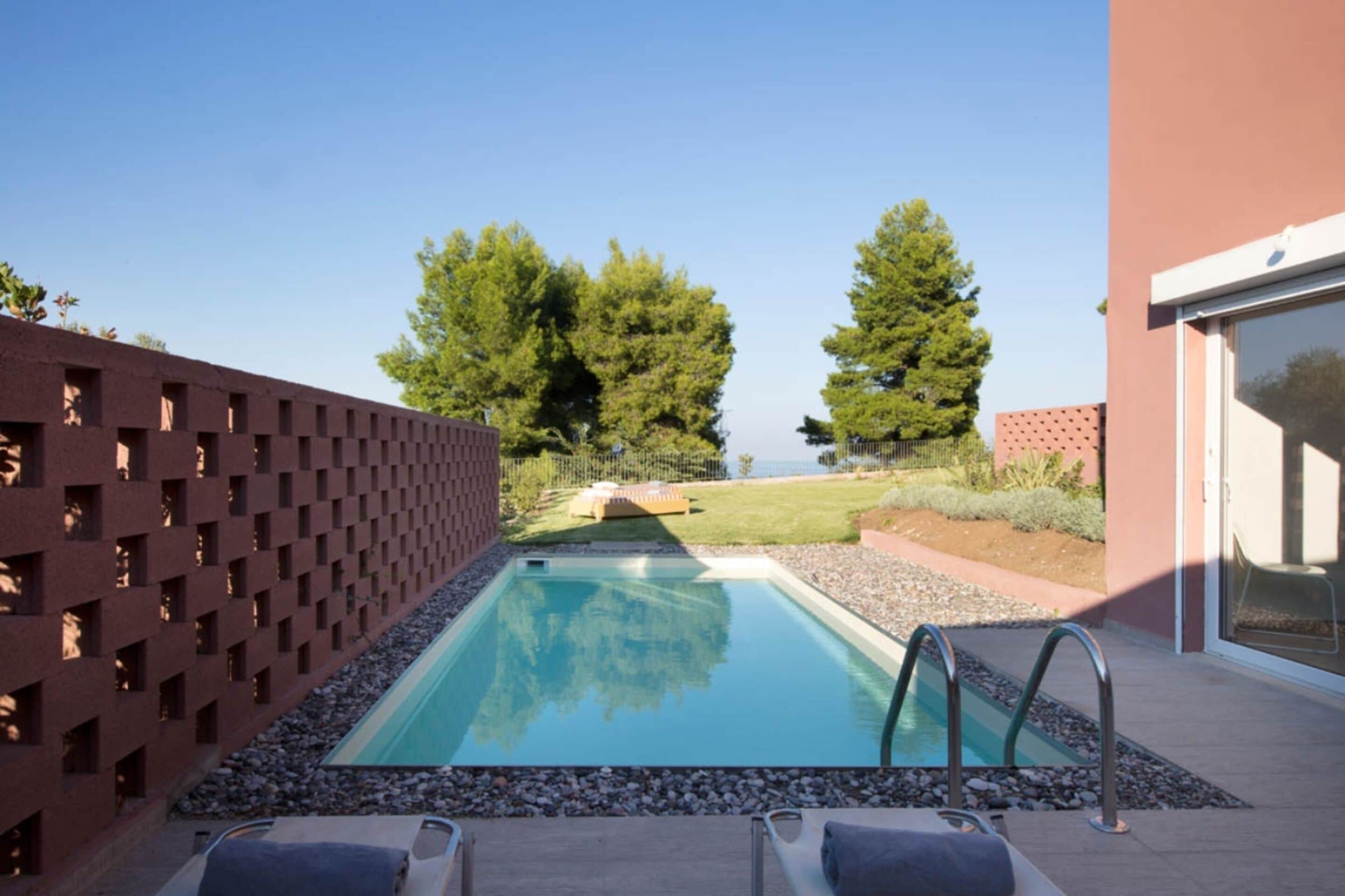 Villa, 2 Bedrooms, Private Pool, Sea View | 1 bedroom, Egyptian cotton sheets, premium bedding, pillowtop beds