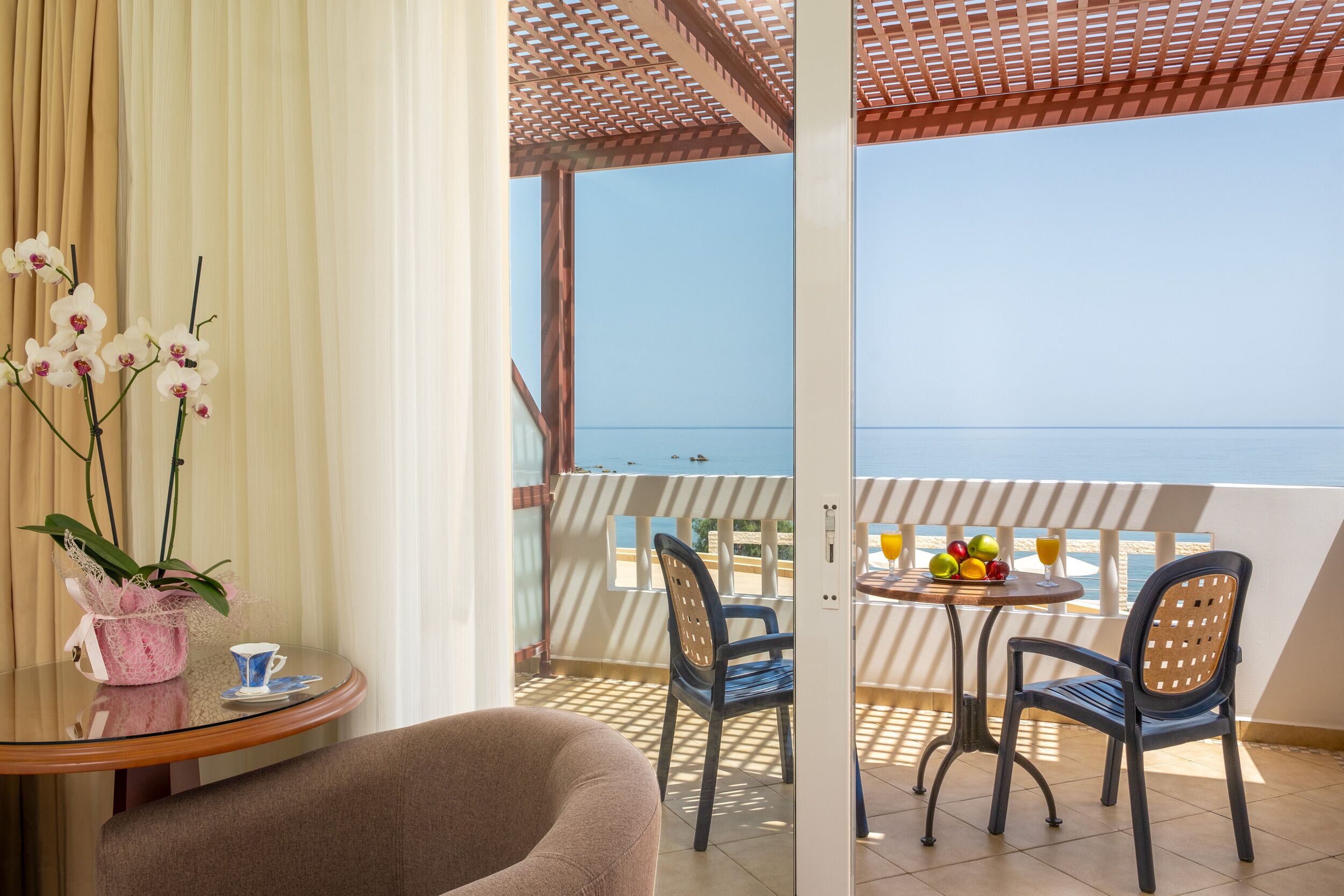 superior double room sea view | balcony view
