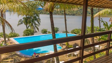 Deluxe Room, Sea view and Pool View | View from room