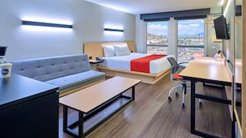 Coffres-forts dans les chambres, bureau, rideaux occultants