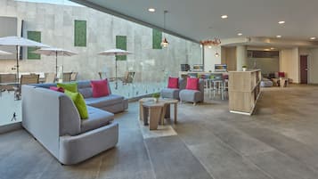 Vue depuis lâhĂ©bergement