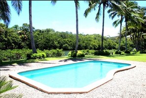 Outdoor pool, free pool cabanas