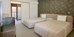 Japanese/Western Room 204, Non Smoking (Refrigerator, Wi-Fi) | Free WiFi - Yurakuan Miyazaki (Miyazaki)