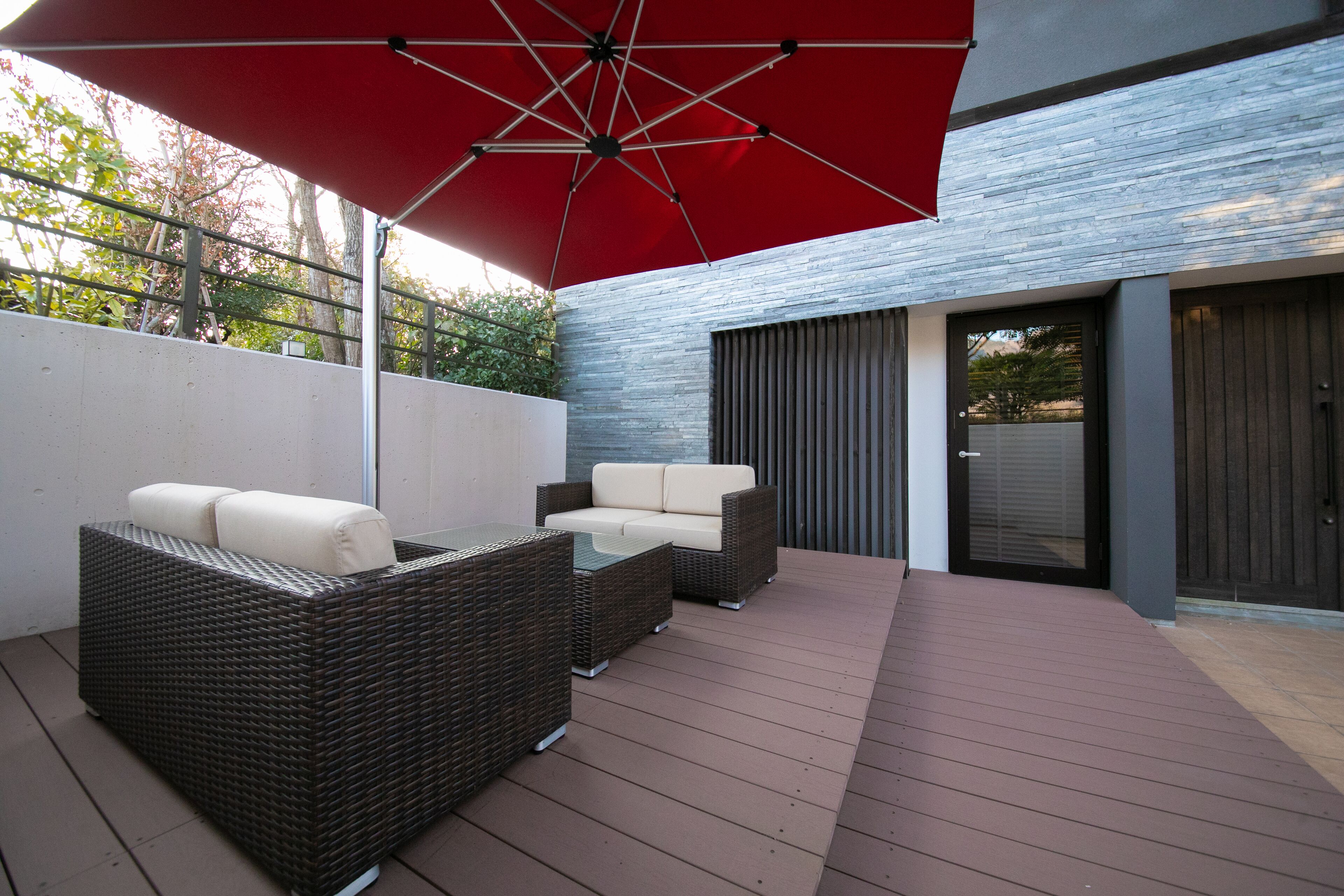 Detached room Anzu, Non Smoking (Japanese Western with Exclusive hot spring) | Terrace/patio