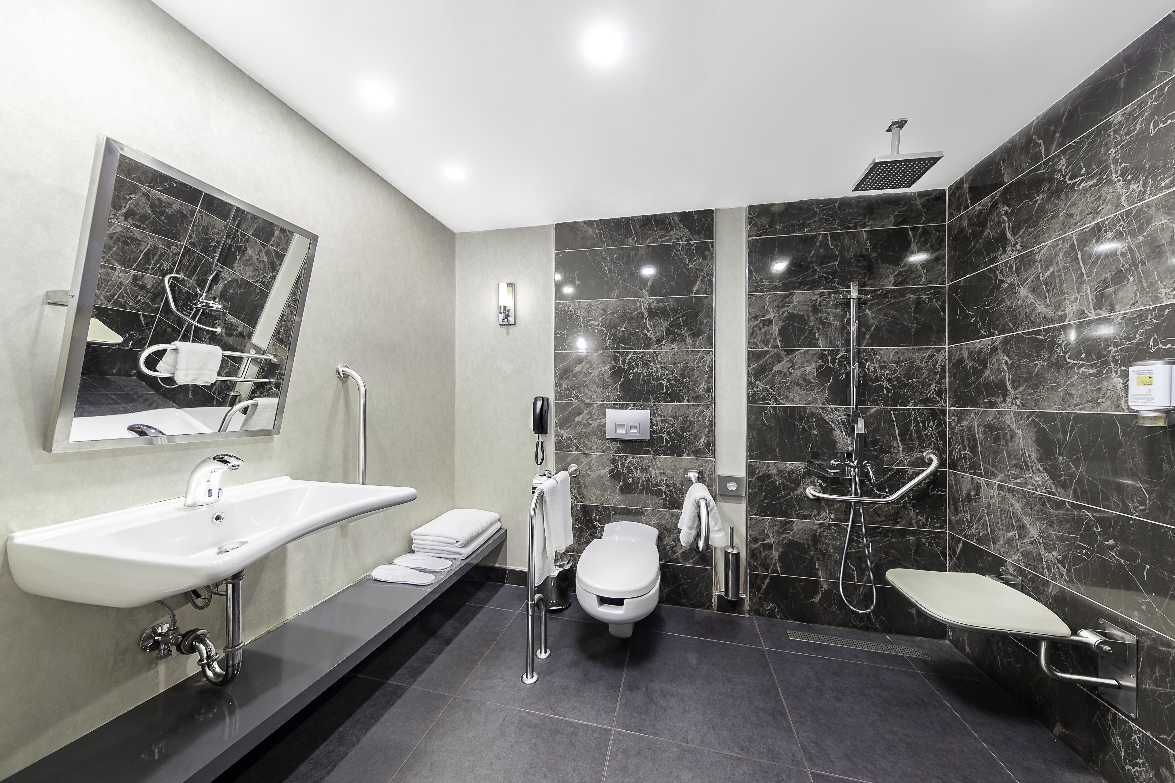 superior room | bathroom amenities | shower, rainfall showerhead, free toiletries, hair dryer