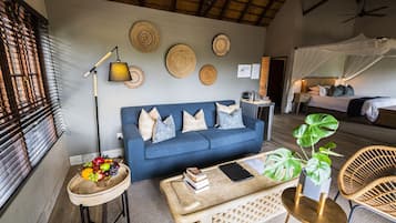 Ropa de cama de alta calidad y minibar