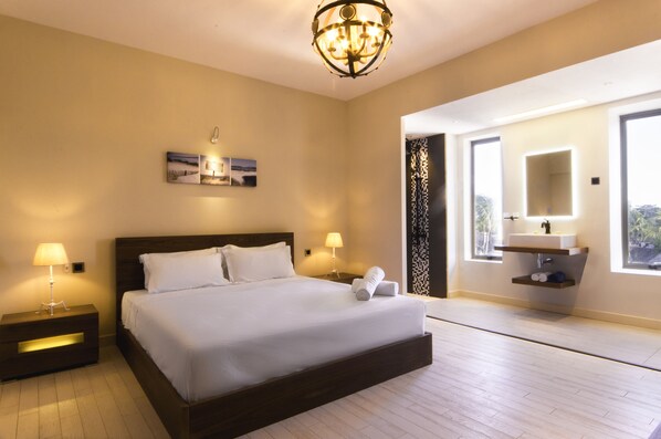 View from room - Azure Beach Boutique Hotel (Grand-Baie)