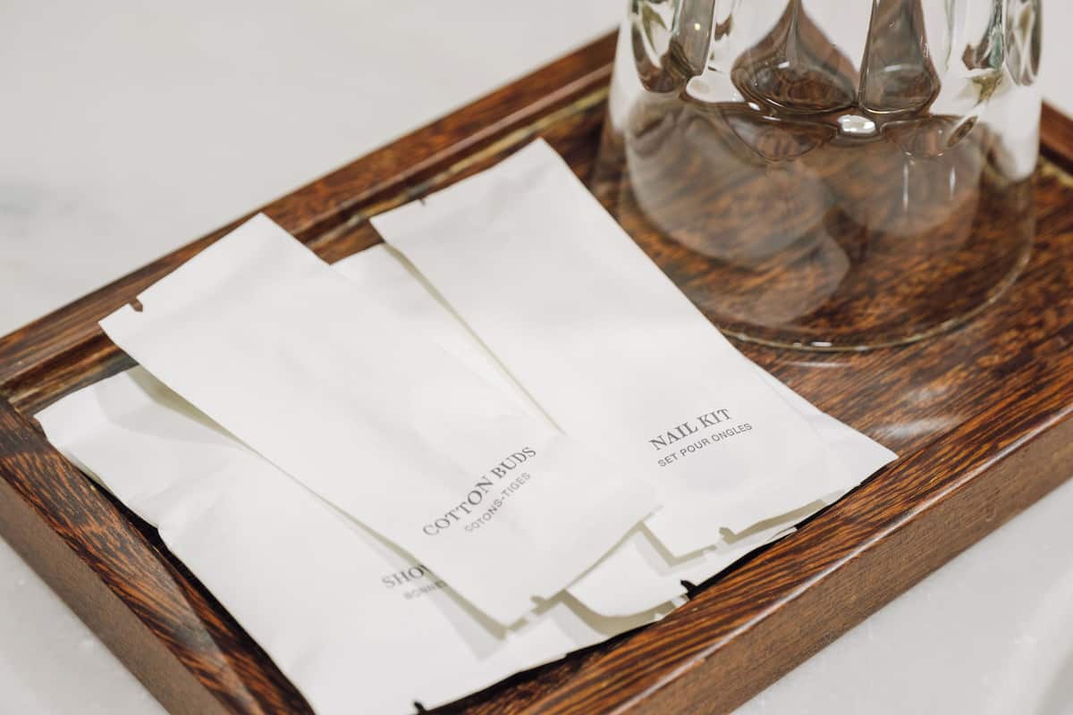 free toiletries, hair dryer, bidet, towels