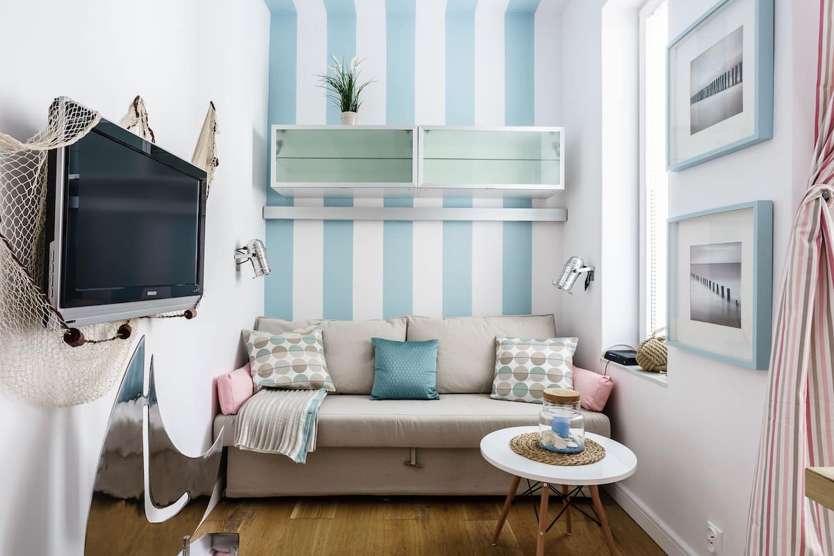 Studio, Balcony (Mini) | Living room | Flat-screen TV
