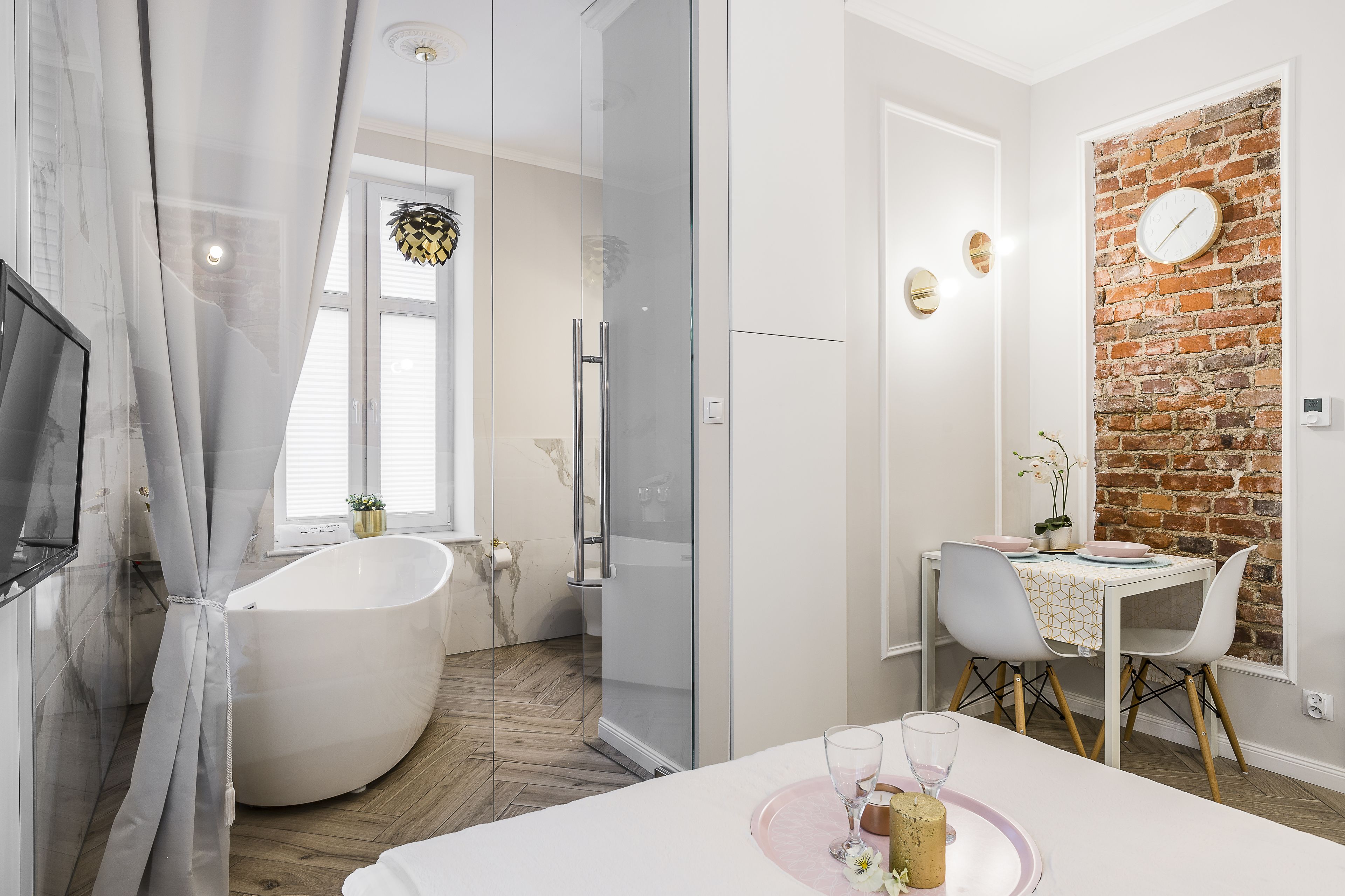 Romantic Studio Suite, 1 Double Bed, Kitchenette (Haffnera 52/1) | Bathroom