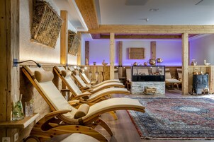 Un sauna, baño turco