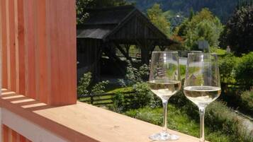 Panoramic-Apartment, 2 Schlafzimmer, Küche, Bergblick | Ausblick vom Zimmer