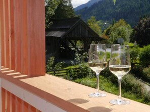 Panoramic Apartment, 2 Bedrooms, Kitchen, Mountain View | View from room - Der Brückenwirt (Heinfels)