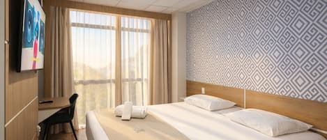 Sábanas de algodón egipcio, ropa de cama de alta calidad y minibar