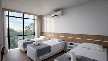 Sábanas de algodón egipcio, ropa de cama de alta calidad y minibar