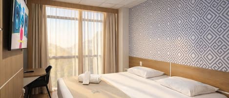 Sábanas de algodón egipcio, ropa de cama de alta calidad y minibar