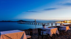 Vue sur la plage