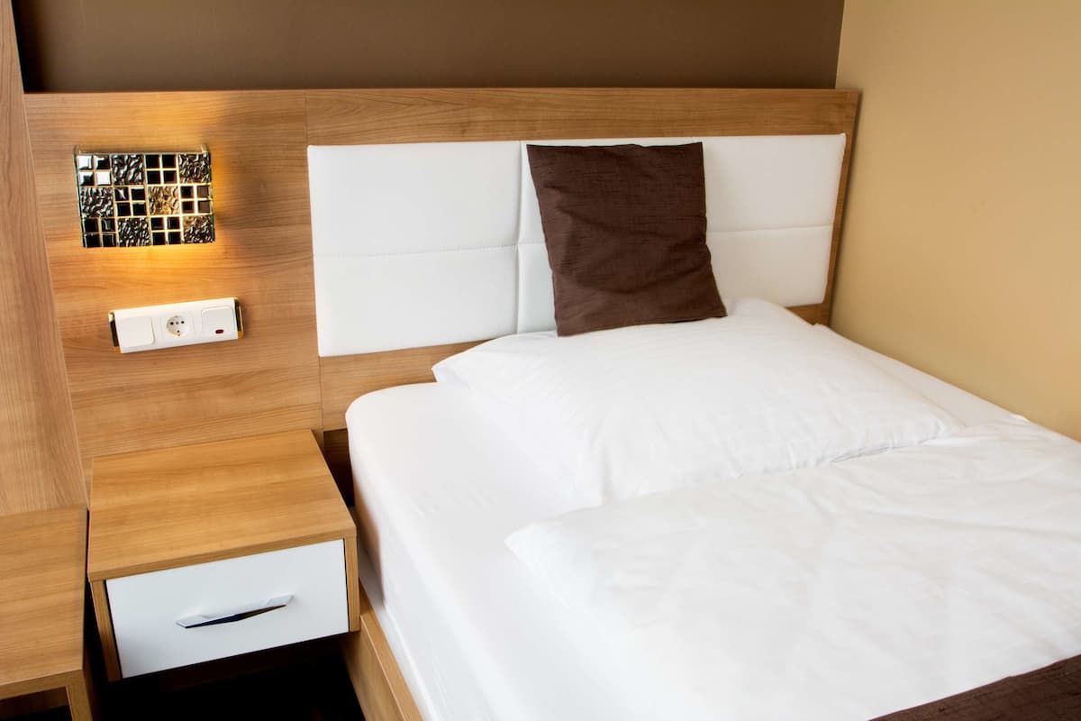 Economy Single Room, Shared Bathroom | Minibar, meja kerja, setrika/meja setrika, dan Wi-Fi gratis