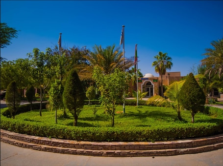 Vista al jardín. Monotel Dar El Barka