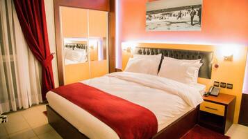 Minibar, in-room safe, blackout curtains, soundproofing