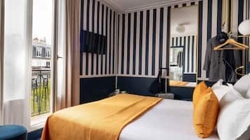 Chambre Balcon | Een bureau, geluiddichte muren, gratis wifi