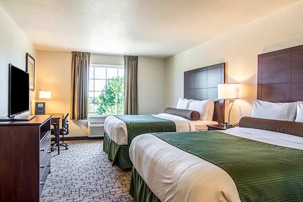 Chambre, 2 grands lits, non-fumeur | Literie de qualité, coffre-fort, bureau