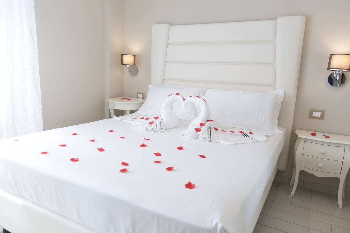 1 phòng ngủ, bộ trải giường bằng vải cotton Ai Cập 