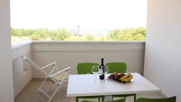 Blick von der Unterkunft