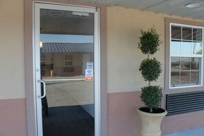 Kiosk voor inchecken/uitchecken