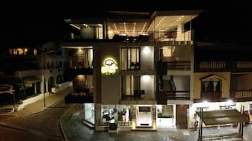 Front of property – evening/night