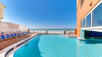 Indoor pool, outdoor pool