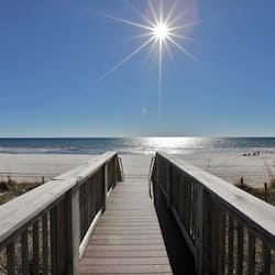 Plage, sable blanc