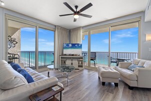 Condo, 3 Bedrooms, Ocean View (1803) | Living area | TV