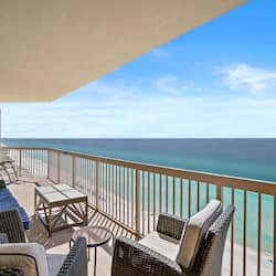 Condo, 3 quartos, de frente para a praia (1208) | Sacada