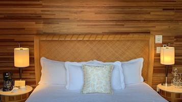 1 bedroom, pillowtop beds, individually decorated, blackout drapes